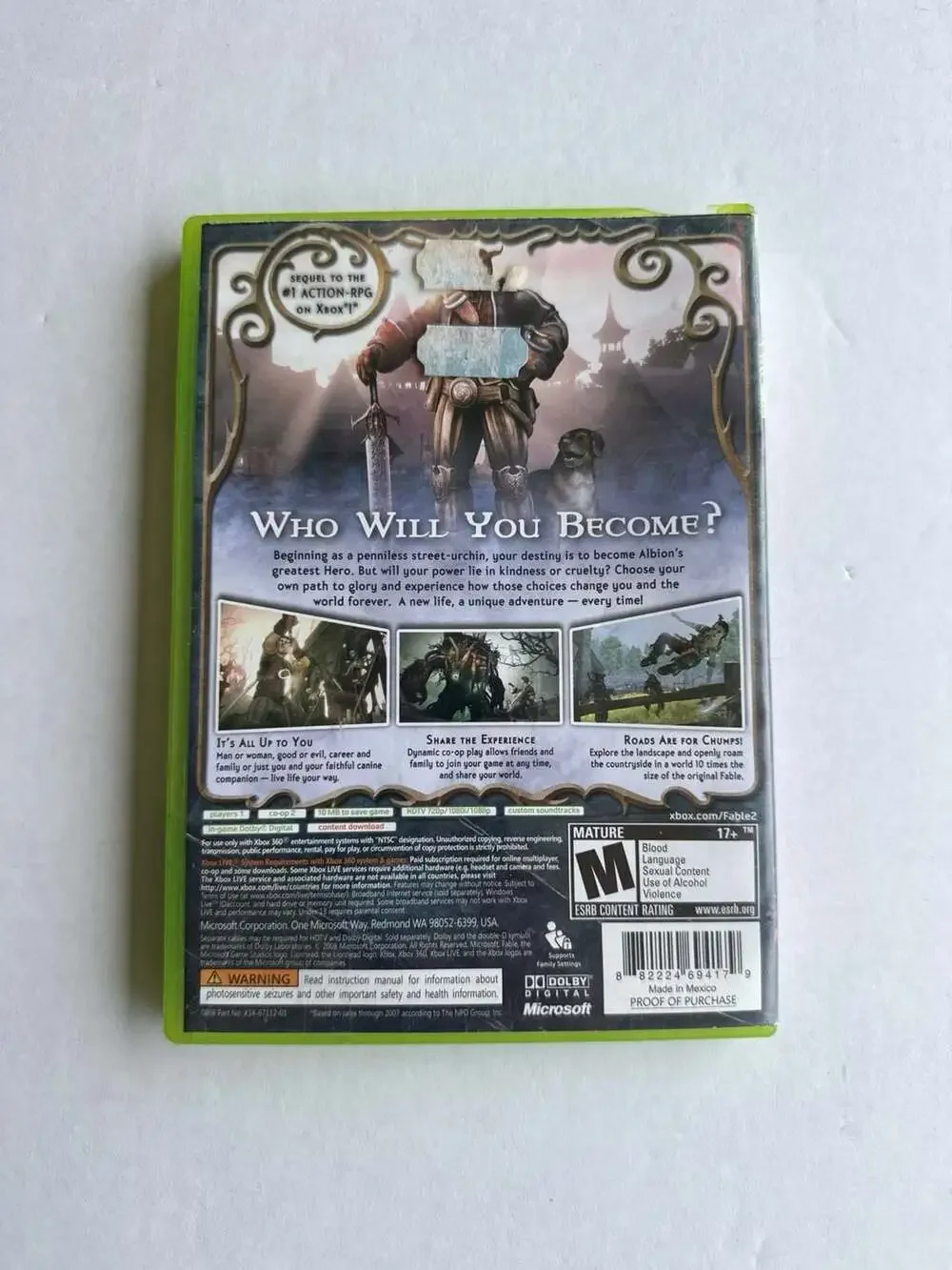 Fable II Xbox 360 Action-RPG Video Game